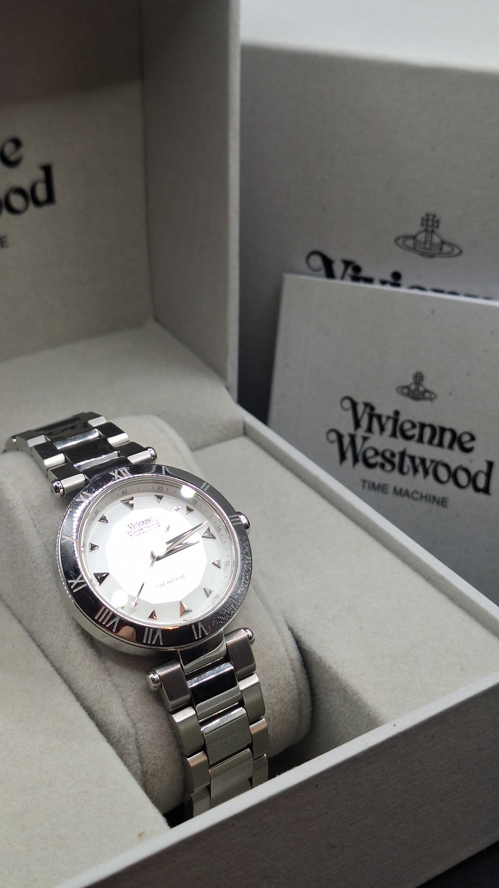 Vivienne Westwood Montagu Ladies Silver Watch With Silver Dial - VV206SLSL