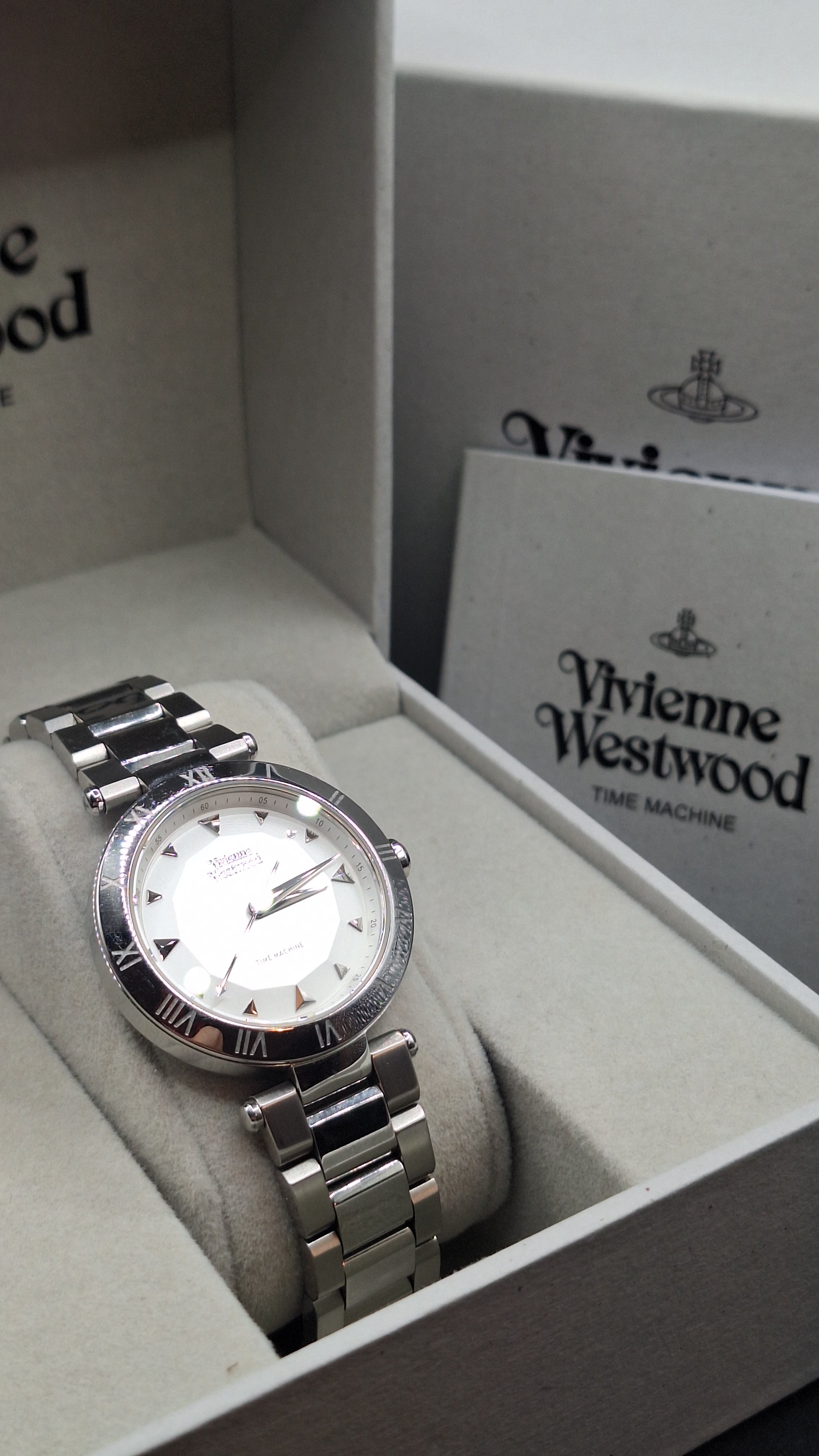 Vivienne Westwood Montagu Ladies Silver Watch With Silver Dial - VV206SLSL