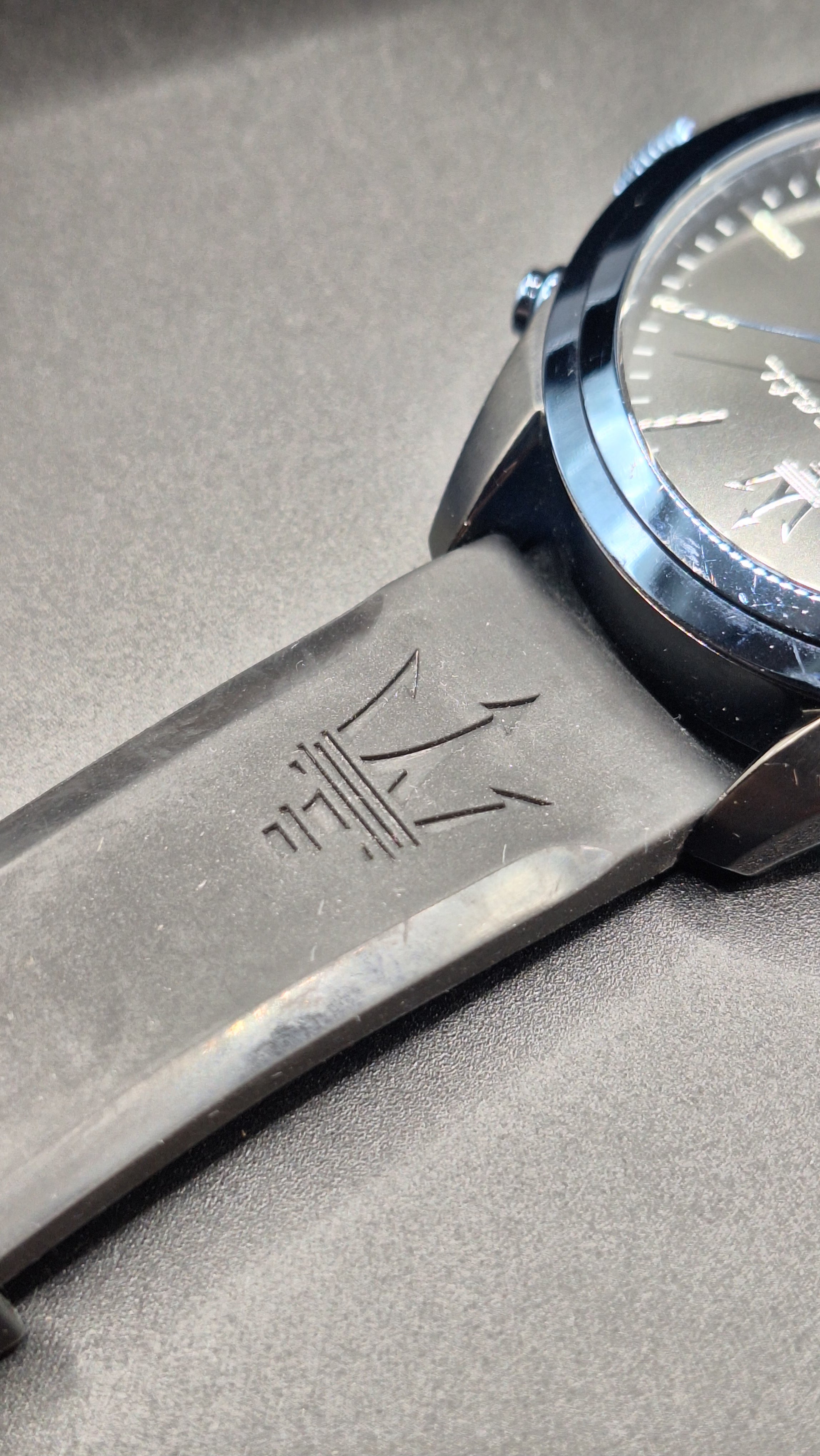 Maserati Traguardo Mens Blue Watch With Black Silicone Strap -  R8871612006