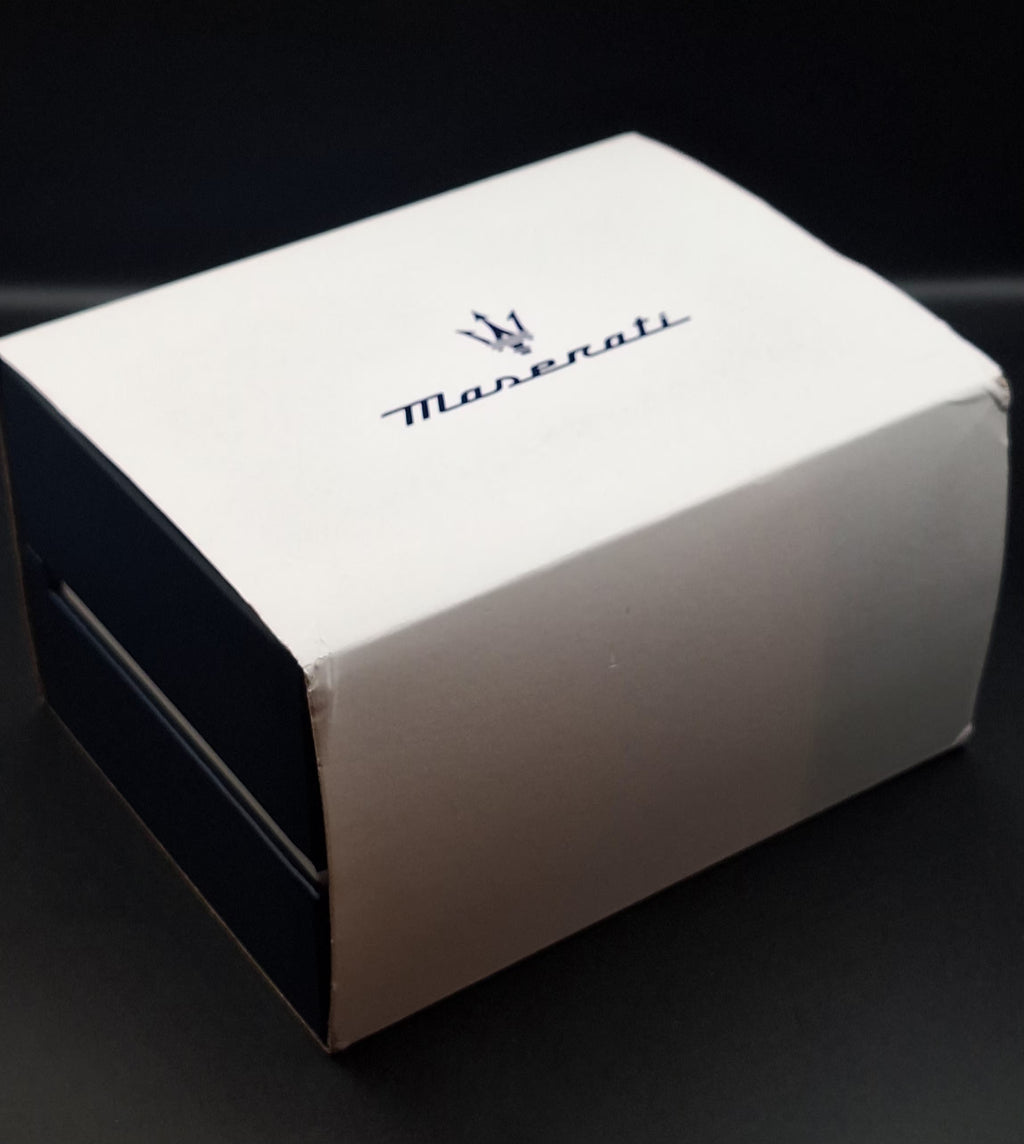 Maserati Traguardo Mens Blue Watch With Black Silicone Strap -  R8871612006