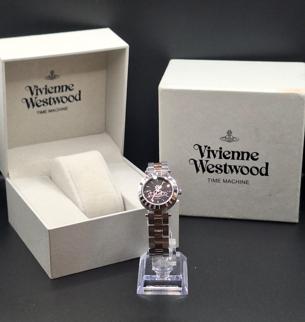 Vivienne Westwood Westbourne Ladies Silver Watch With Rose Tones - VV092BKSR