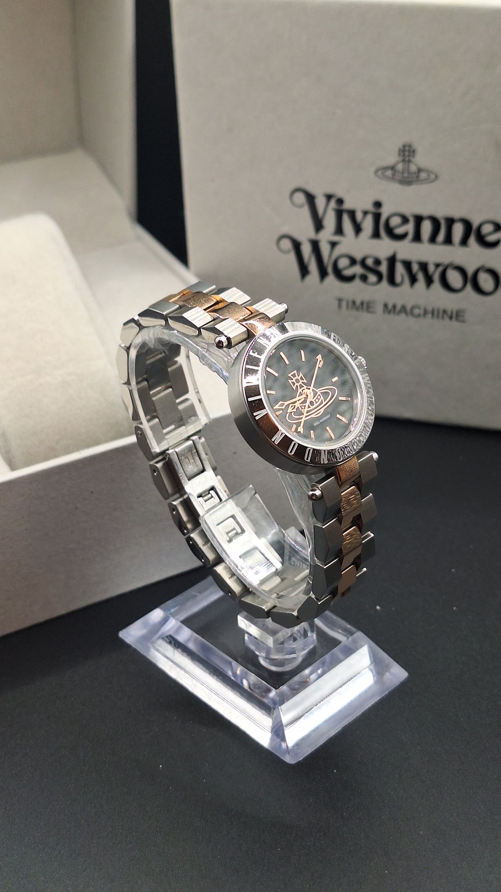 Vivienne Westwood Westbourne Ladies Silver Watch With Rose Tones - VV092BKSR