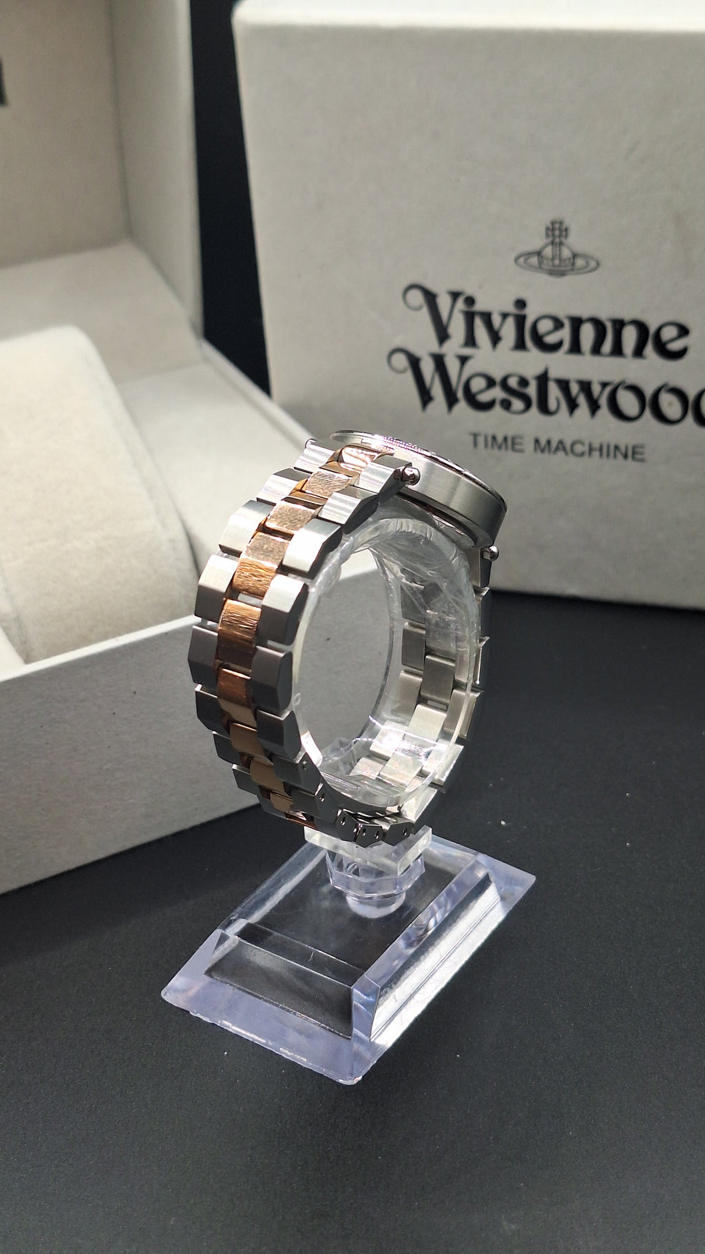 Vivienne Westwood Westbourne Ladies Silver Watch With Rose Tones - VV092BKSR