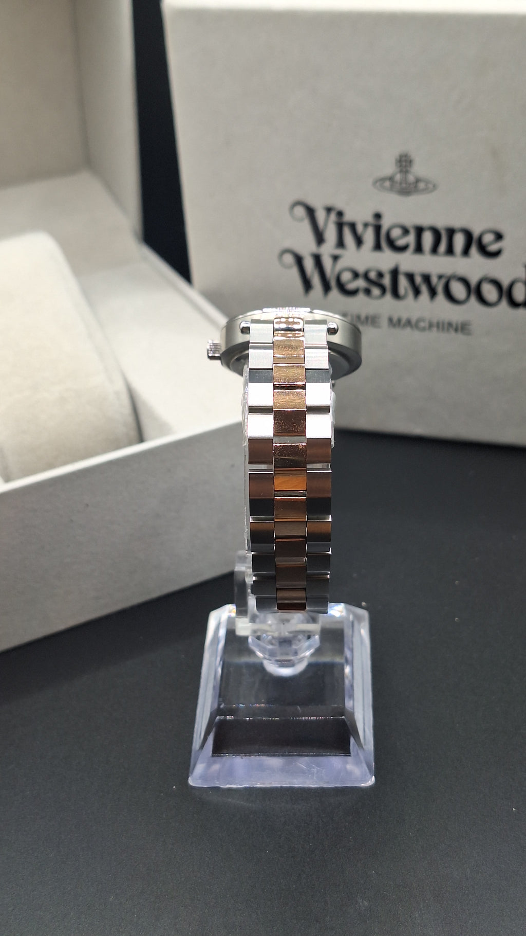 Vivienne Westwood Westbourne Ladies Silver Watch With Rose Tones - VV092BKSR