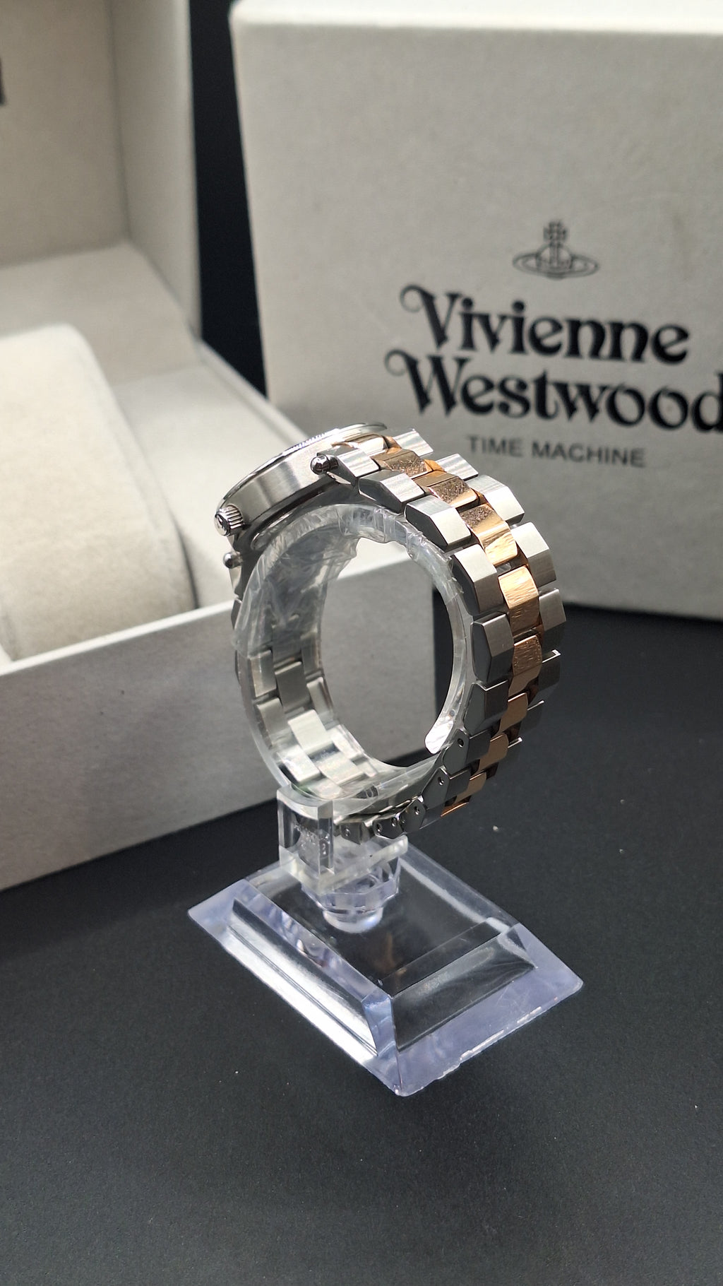 Vivienne Westwood Westbourne Ladies Silver Watch With Rose Tones - VV092BKSR