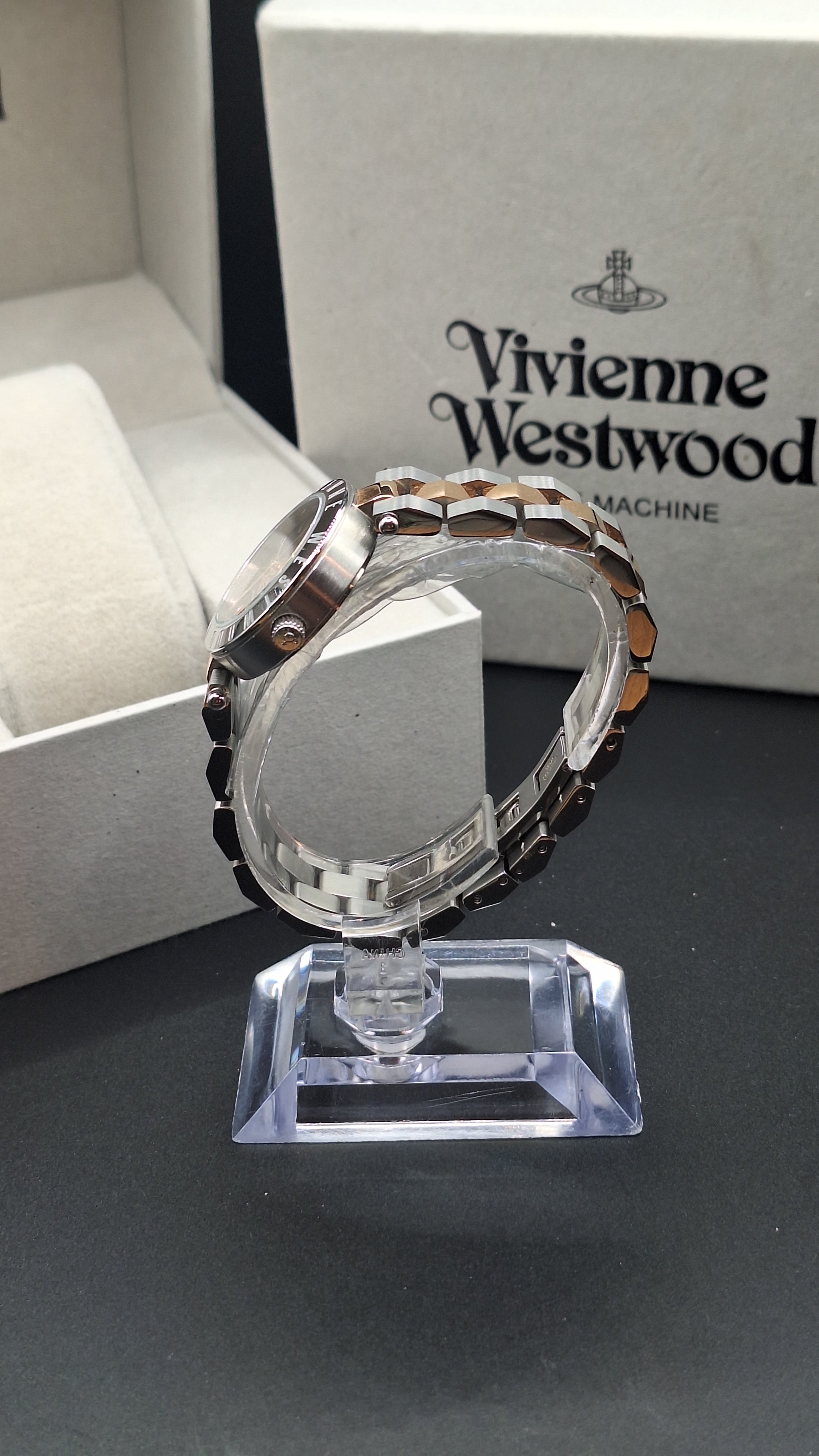 Vivienne Westwood Westbourne Ladies Silver Watch With Rose Tones - VV092BKSR
