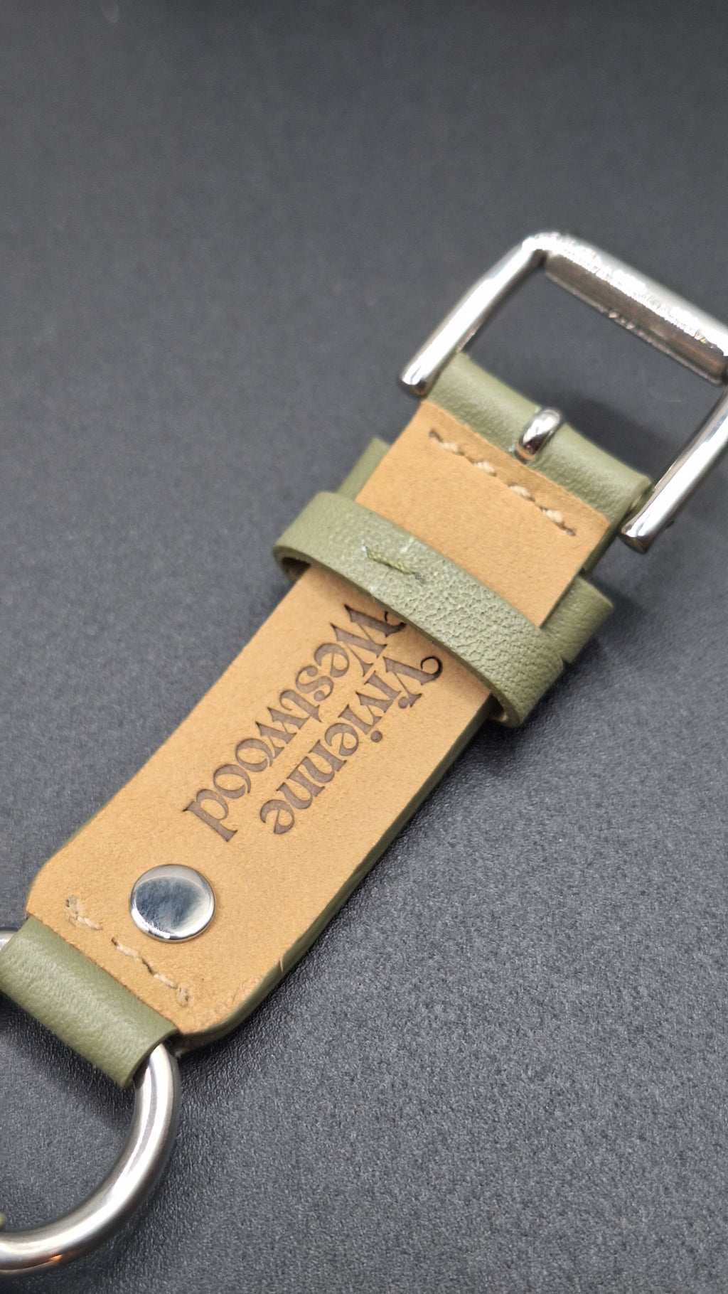 Vivienne Westwood Carnaby Ladies Olive Green Watch With Silver Loops - VV163OLSL