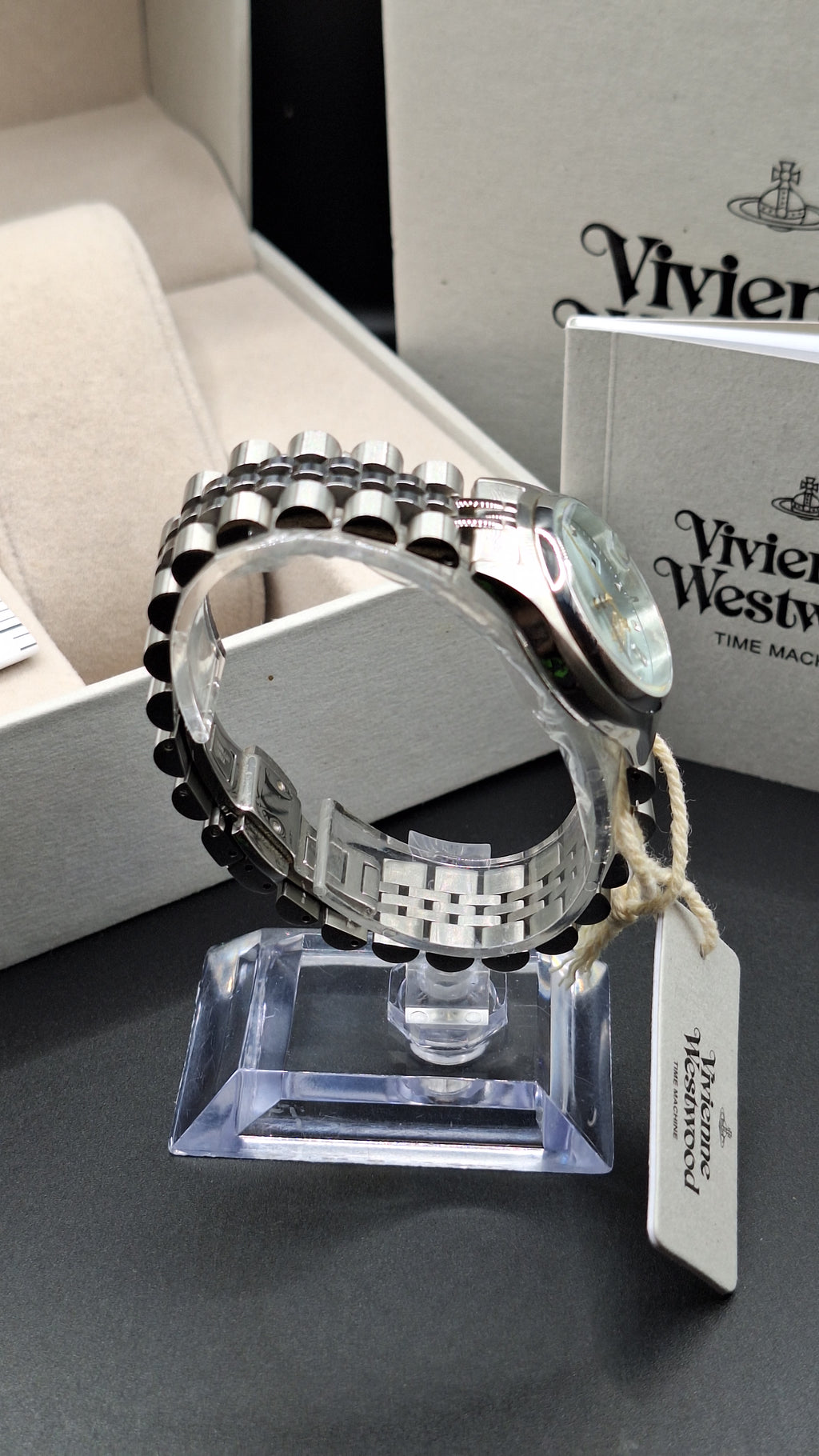 Vivienne Westwood Little Camberwell Womens Silver Watch Blue Dial - VV311LBLSL