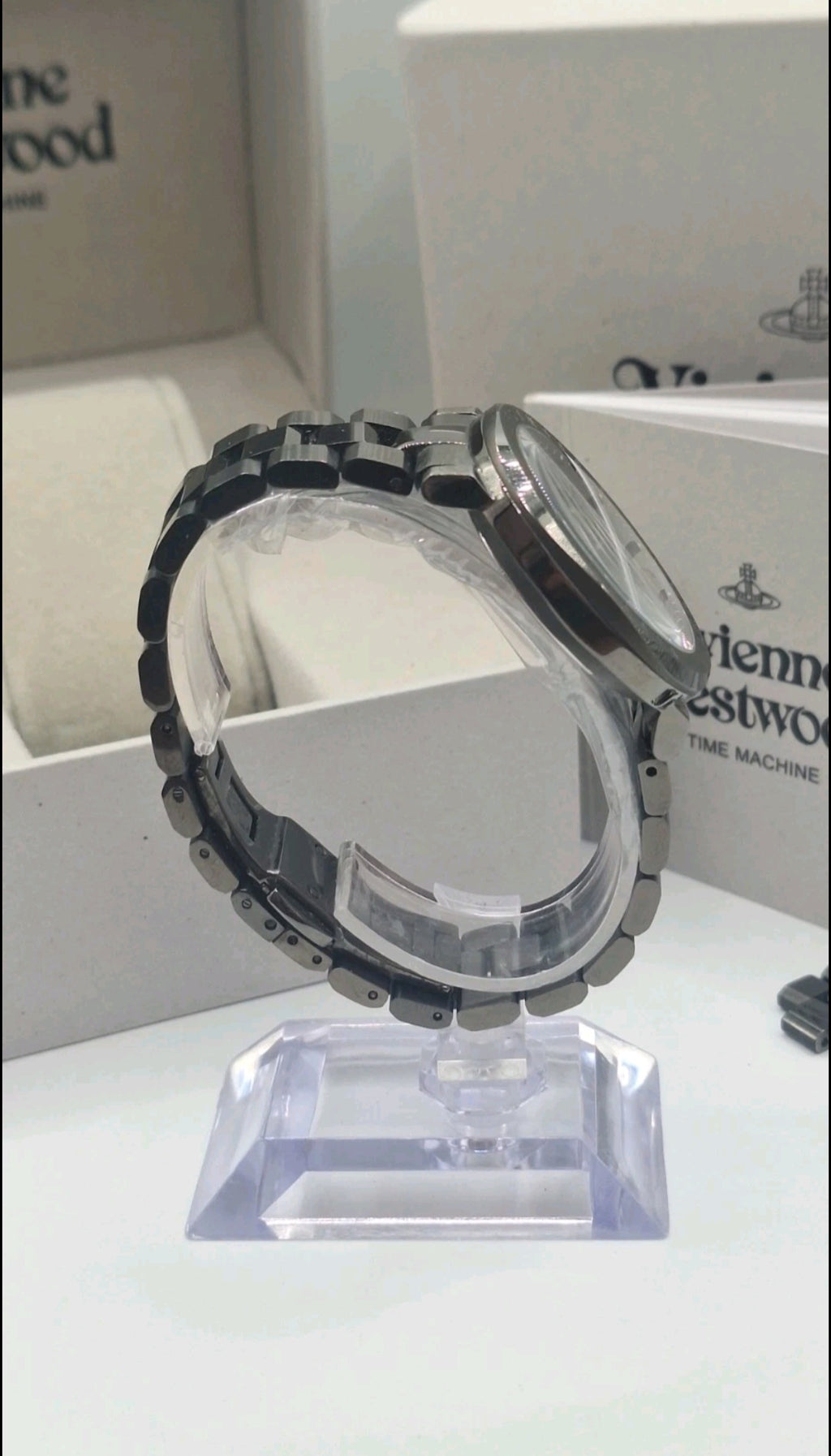 Vivienne Westwood Mall Ladies Gunmetal Watch - Rose Gold - VV228GYGN