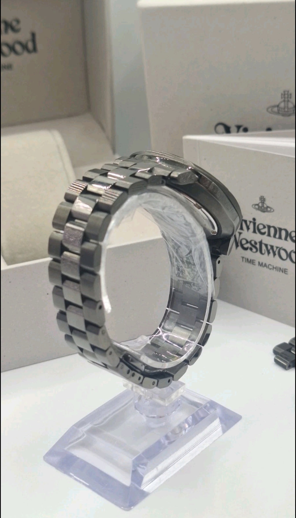 Vivienne Westwood Mall Ladies Gunmetal Watch - Rose Gold - VV228GYGN