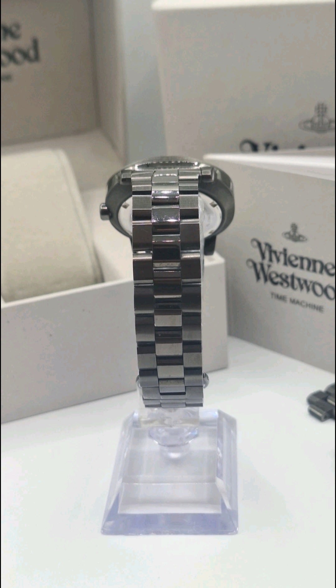 Vivienne Westwood Mall Ladies Gunmetal Watch - Rose Gold - VV228GYGN