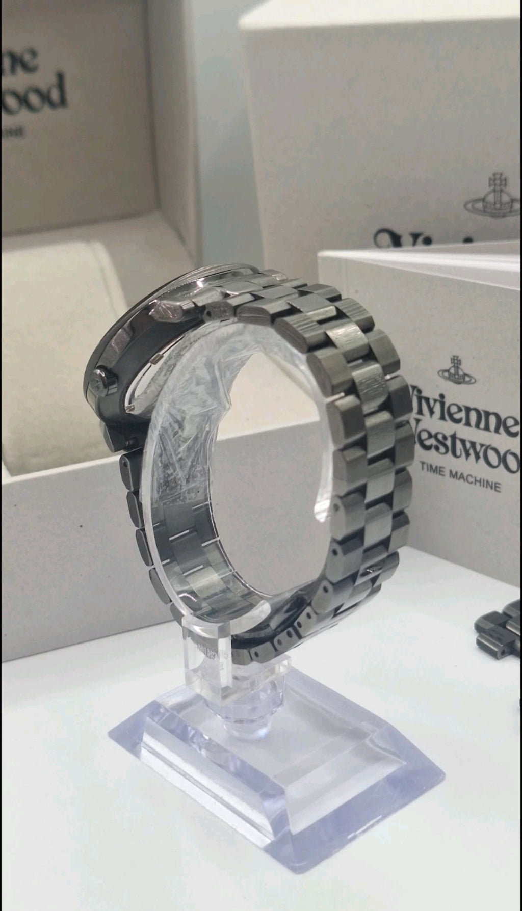 Vivienne Westwood Mall Ladies Gunmetal Watch - Rose Gold - VV228GYGN