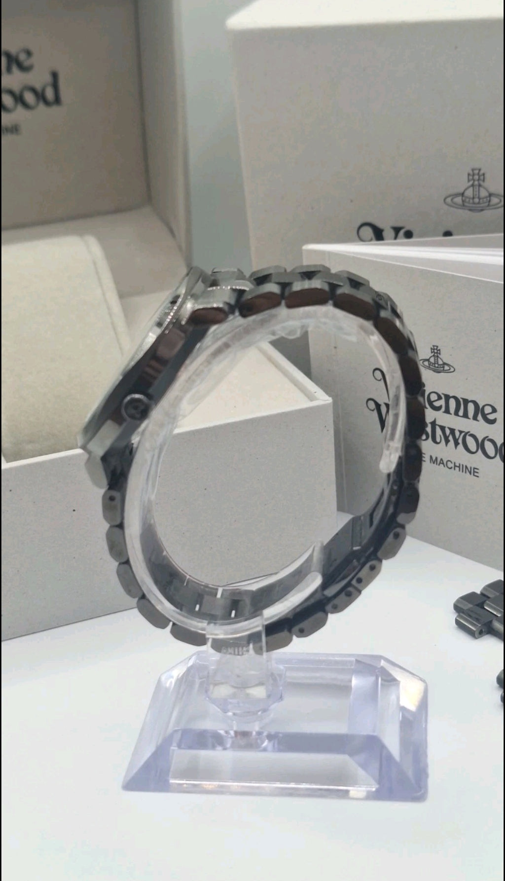 Vivienne Westwood Mall Ladies Gunmetal Watch - Rose Gold - VV228GYGN