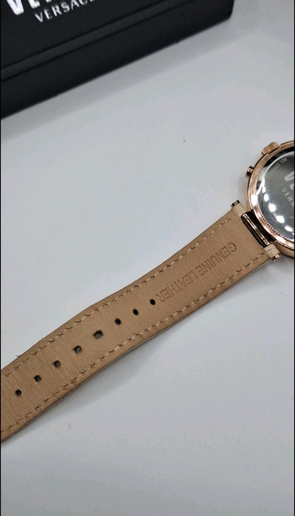 Versus Versace Star Ferry Rose Gold Watch With Swarovski Crystals - S79100017