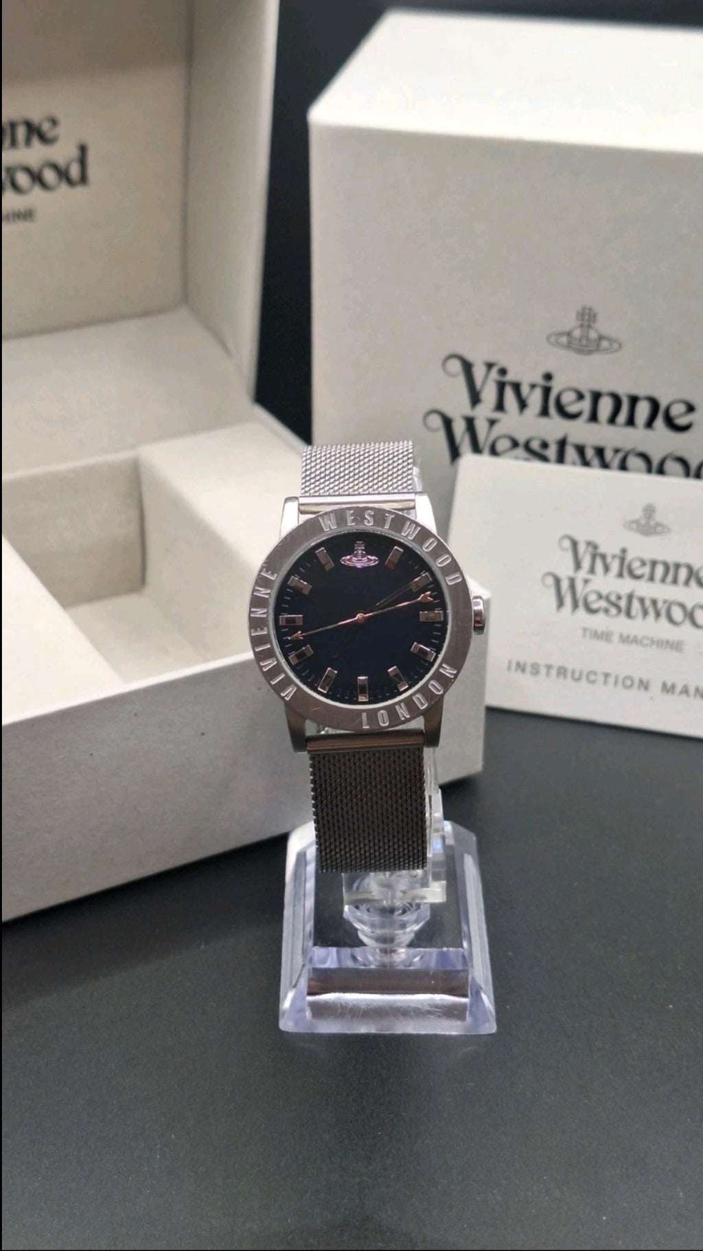 Vivienne Westwood Warwick Ladies Silver Watch With Adjustable Strap VV213DBLSLMH