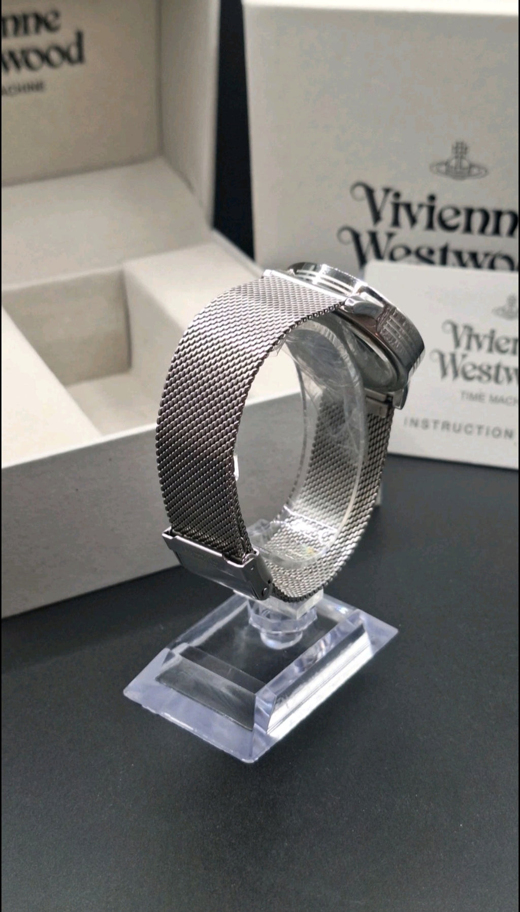 Vivienne Westwood Warwick Ladies Silver Watch With Adjustable Strap VV213DBLSLMH