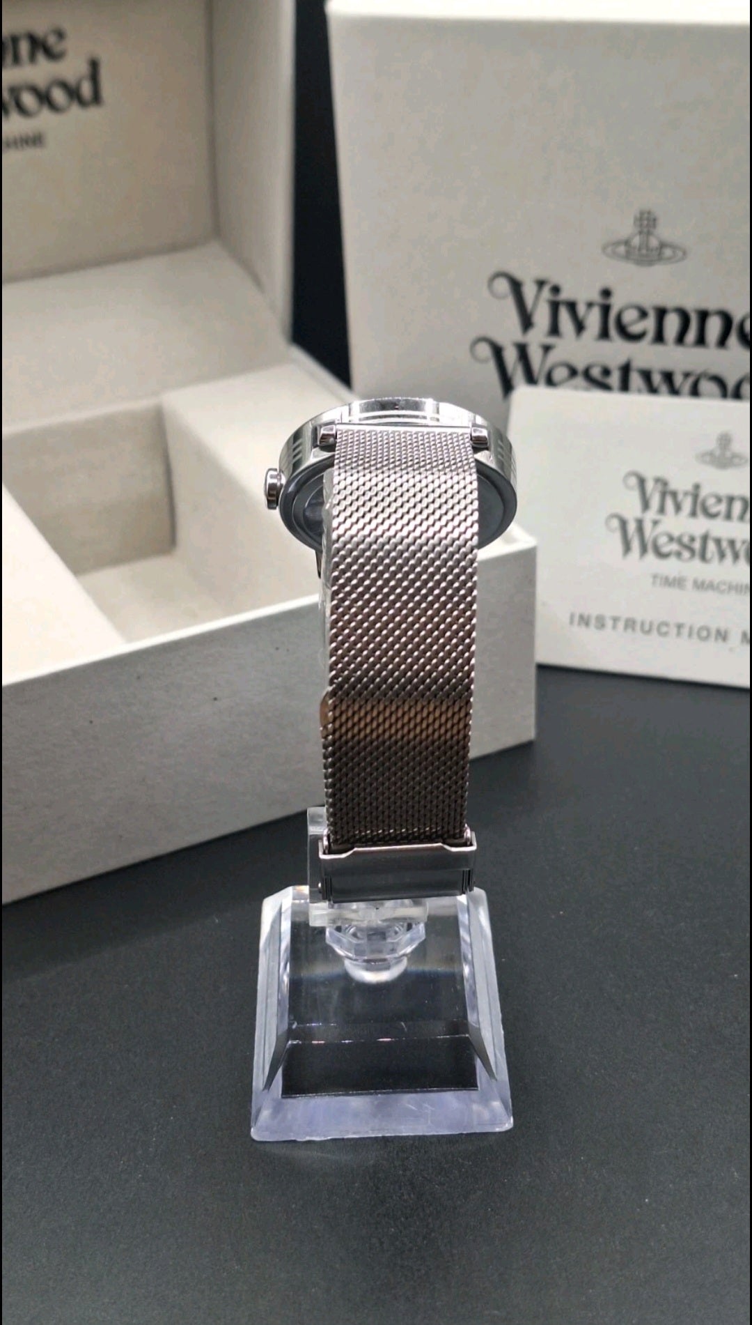 Vivienne Westwood Warwick Ladies Silver Watch With Adjustable Strap VV213DBLSLMH