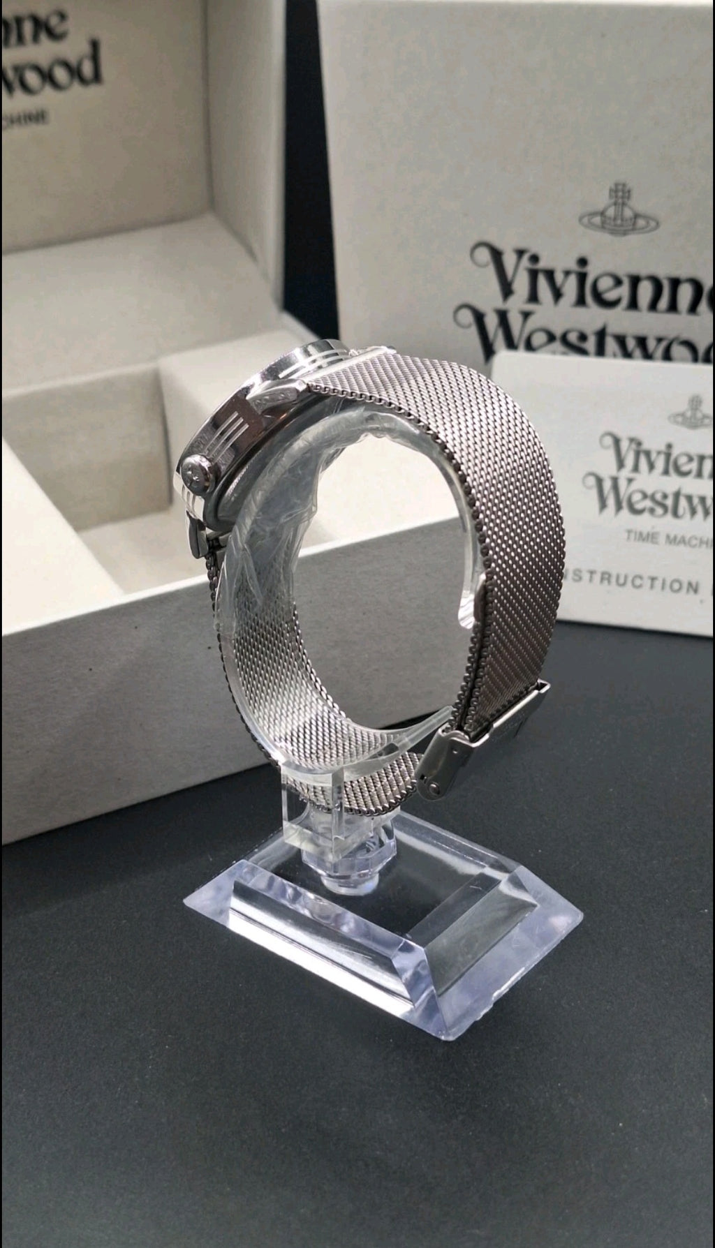 Vivienne Westwood Warwick Ladies Silver Watch With Adjustable Strap VV213DBLSLMH
