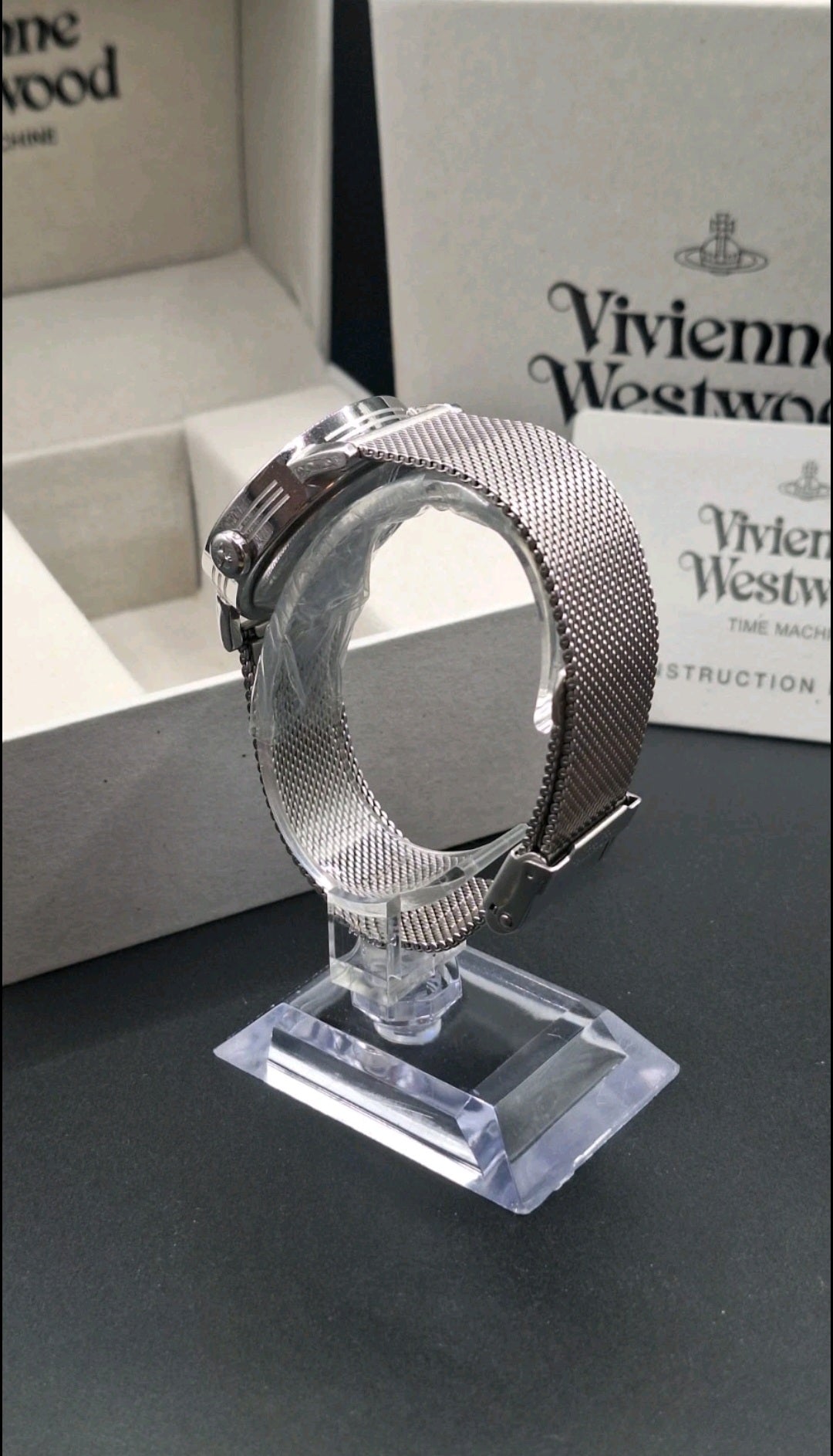 Vivienne Westwood Warwick Ladies Silver Watch With Adjustable Strap VV213DBLSLMH