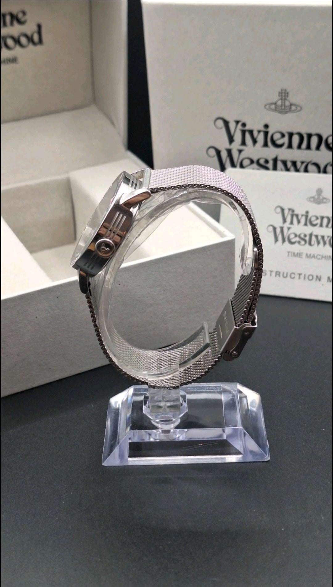 Vivienne Westwood Warwick Ladies Silver Watch With Adjustable Strap VV213DBLSLMH