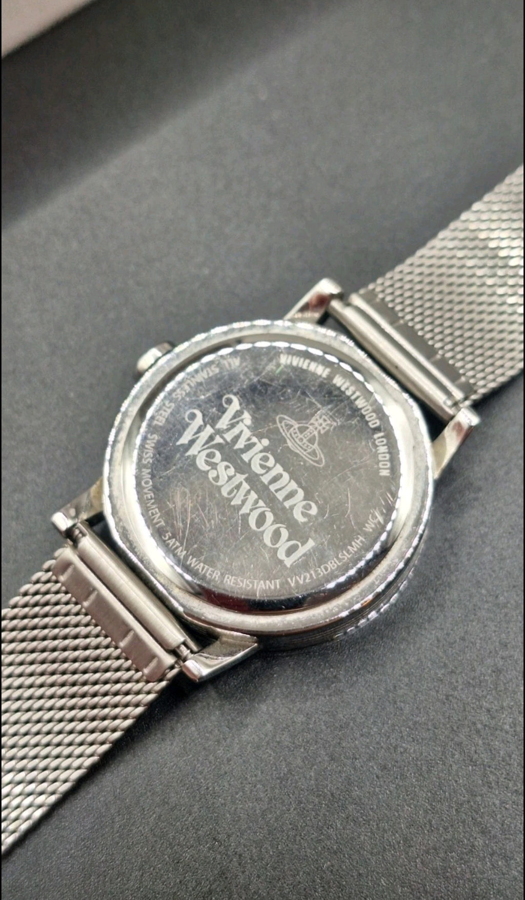 Vivienne Westwood Warwick Ladies Silver Watch With Adjustable Strap VV213DBLSLMH