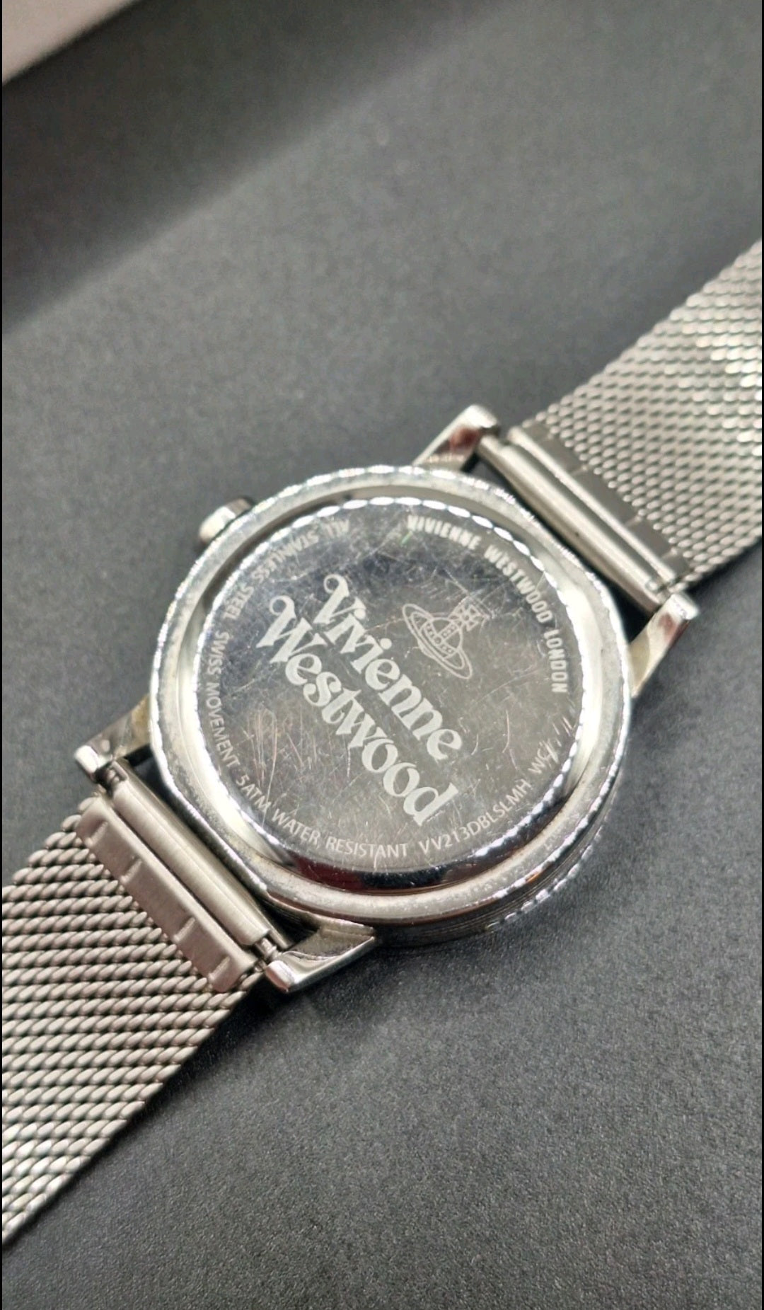 Vivienne Westwood Warwick Ladies Silver Watch With Adjustable Strap VV213DBLSLMH